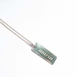Tag Necklace- Customize