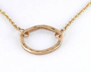 Floating Circle Necklace