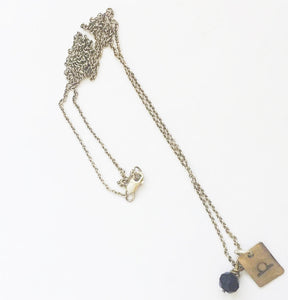 Zodiac with stone necklace
